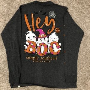 Simply southern Halloween shirt Medium